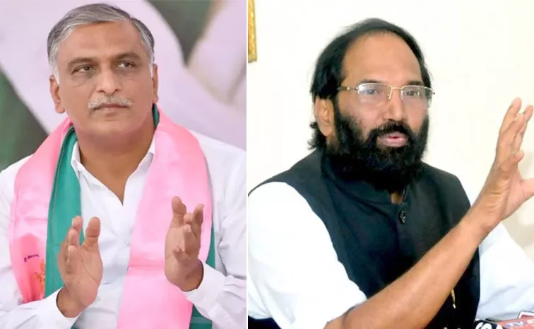 Harish Rao letter to minister Uttam Kumar Reddy over irrigation water