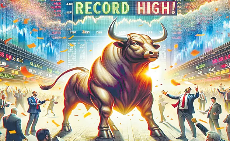 Sensex, Nifty hit record highs as financials and IT lead gains