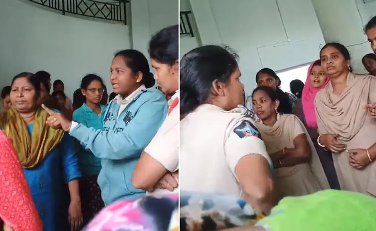 Police Threatened Students In The Name Of Investigation In Gudlavalleru