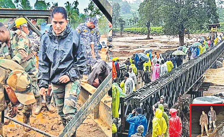 Army Major Sita Shelke whose photos from Kerala Wayanad go viral