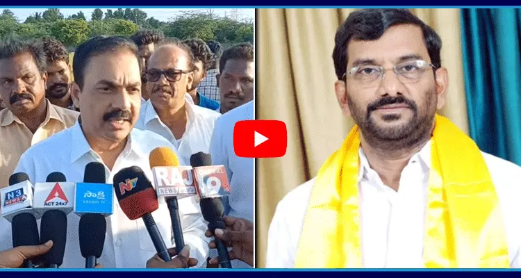 Kakani Govardhan Reddy Fires On  Somireddy Chandra Mohan Reddy