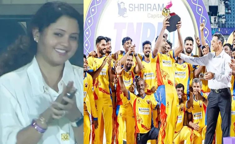 R Ashwin Captain Knock Dindigul Dragons Win Maiden TNPL Title, Dravid Presents Trophy