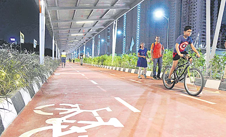 Cycle Track KBR Park and Hussainsagar 