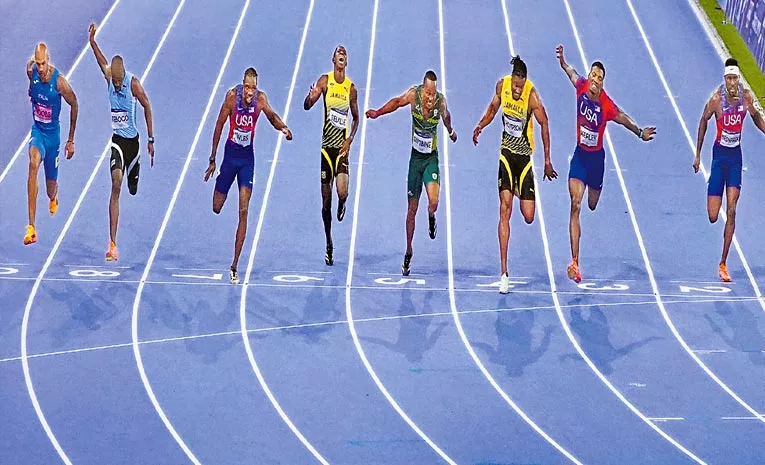 Noah Lyles wins gold in 100 meters at Paris Olympics to become fastest man