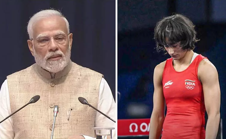 PM Narendra Modi reacts to Vinesh Phogat disqualification