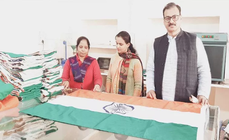 Tricolor Flags Made in Gwalior