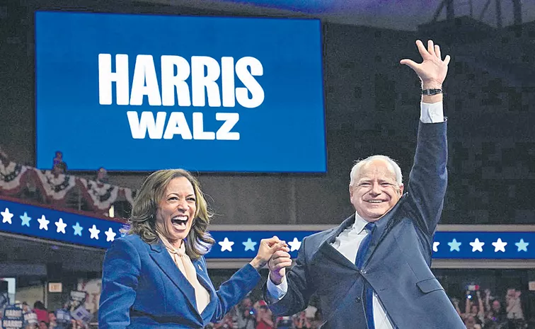 USA Presidential Elections 2024: Kamala Harris introduces Tim Walz as the vice president