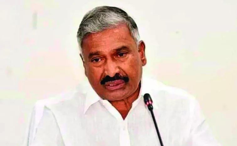 Peddireddy Ramachandra Reddy Serioused On Ap Cm Chandrababu