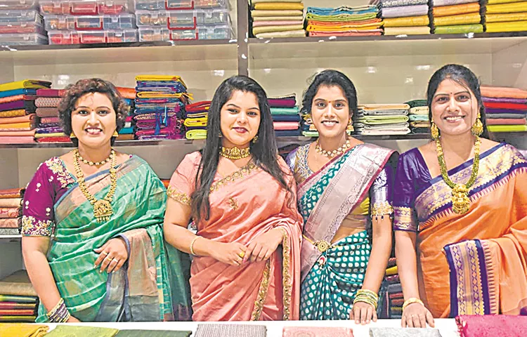 Inaugurating A New Brand GS Sarees Show Room At Nizampet Hyderabad