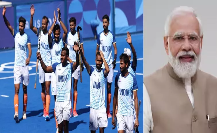 PM Modi congratulates Indian men’s hockey team on Olympic bronze medal win