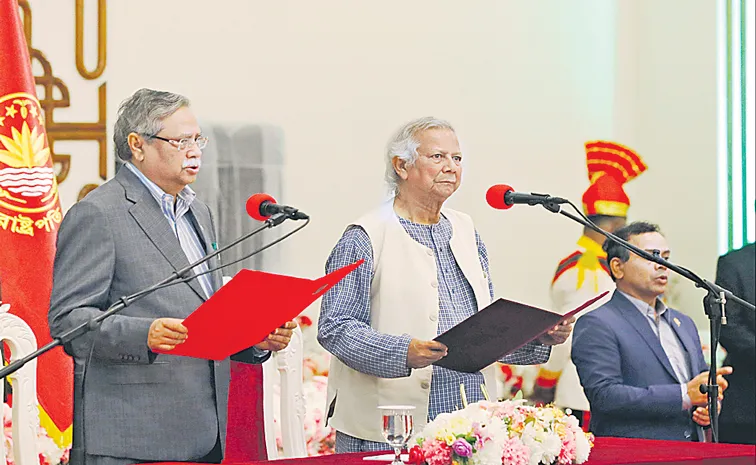 Bangladesh Political Crisis: Muhammad Yunus takes oath as head of interim government