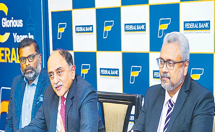 Federal Bank expansion of branches to 100 in Telugu states