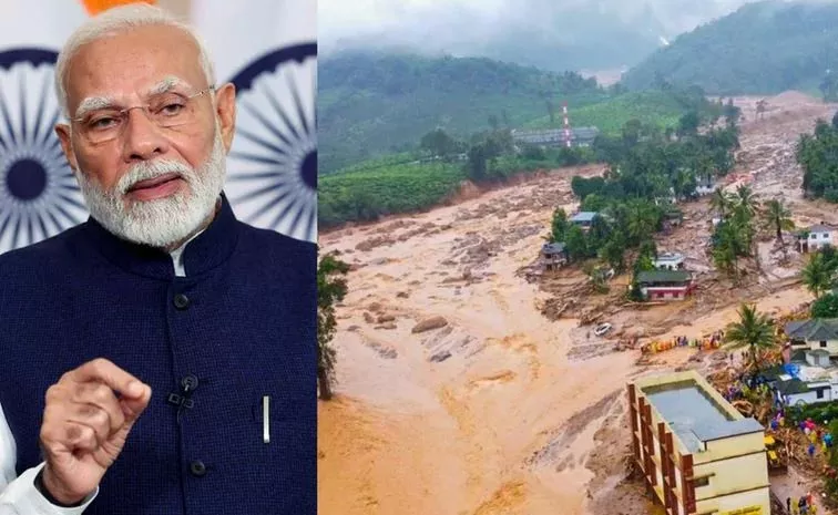 PM Modi Visit Landslide Hit Wayanad On August 10