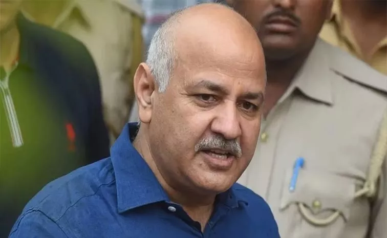 Former Delhi Deputy CM AAP leader Manish Sisodia walks out of Tihar Jail. 