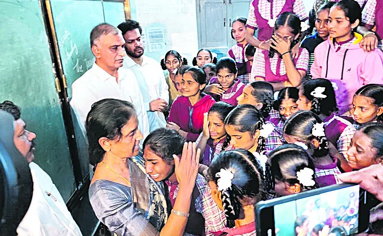 Telangana Govt unmoved by plight of residential school students: Harish Rao and Sabitha Indra Reddy