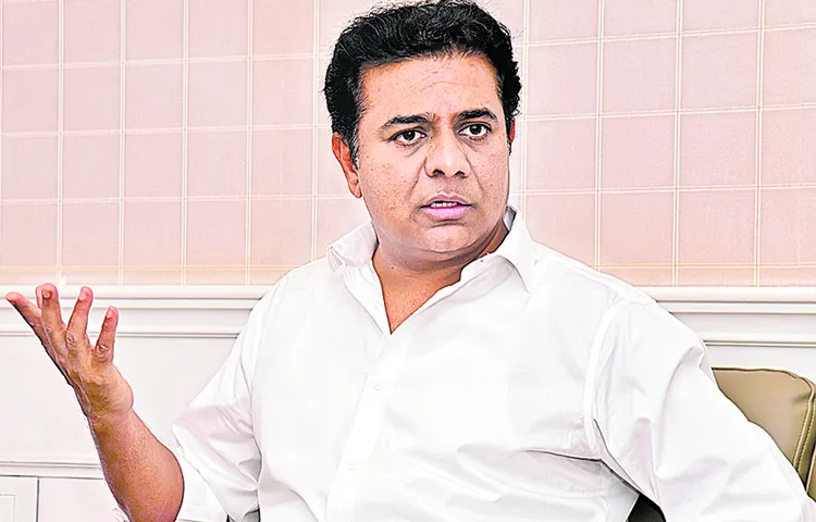 BRS Working President KTR fires on govt