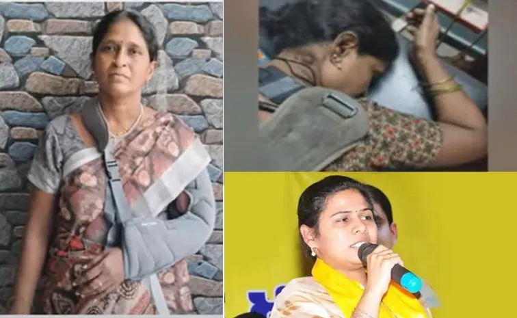 TDP MLA Akhila Priya Supporters Attack On Women In Allagadda