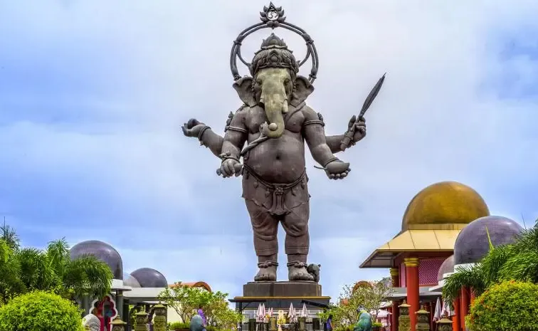 Worlds Tallest standing Ganesha in Ganesh International Park at Thailand