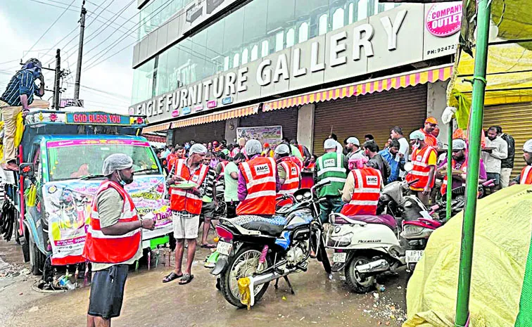 Sanitation Workers in Flooded Areas: Vijayawada