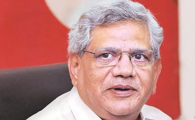 CPI(M) Leader Sitaram Yechury On Respiratory Support At AIIMS Delhi