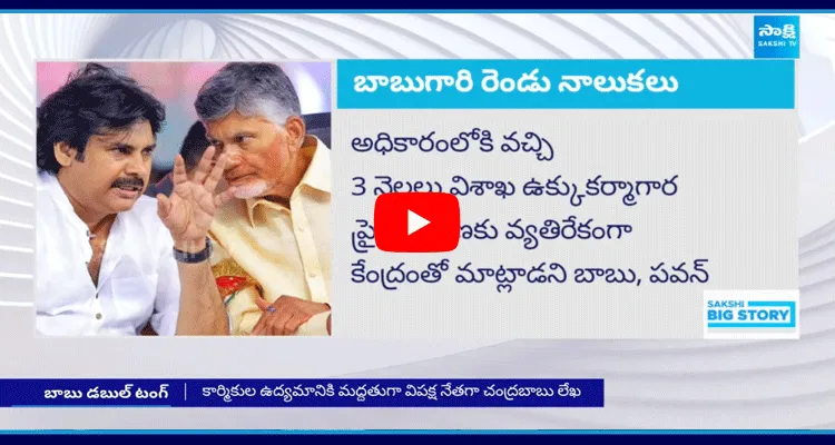 Chandrababu And Pawan Kalyan About Visakha Steel Plant Privatization