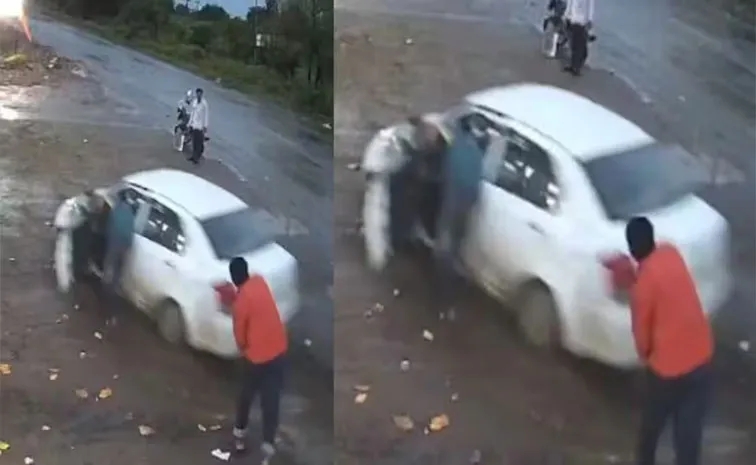 Video: Waiter Asked For Money Dragged By Car For 1 km