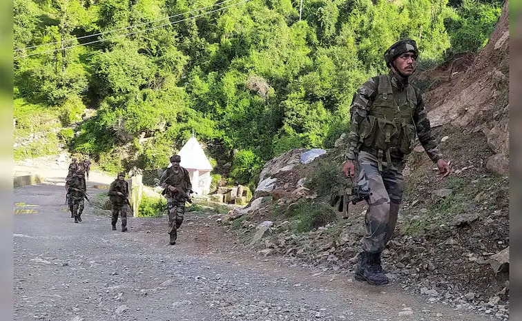 Encounter breaks out between security forces terrorists in JK Kathua