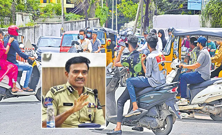 Hyderabad Residents Request To CV Anand Fouse On Traffic Department