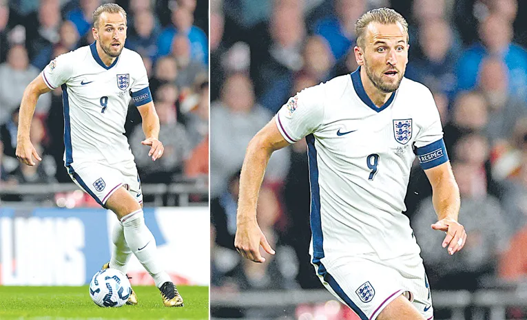 England captain Harry Kane earns his 100th senior international cap