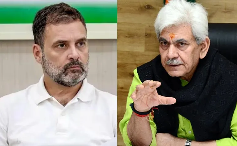 Manoj Sinha on Rahul Gandhi king remarks