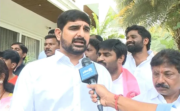 kaushik reddy reacts on arekapudi gandhi cadre attack on his home