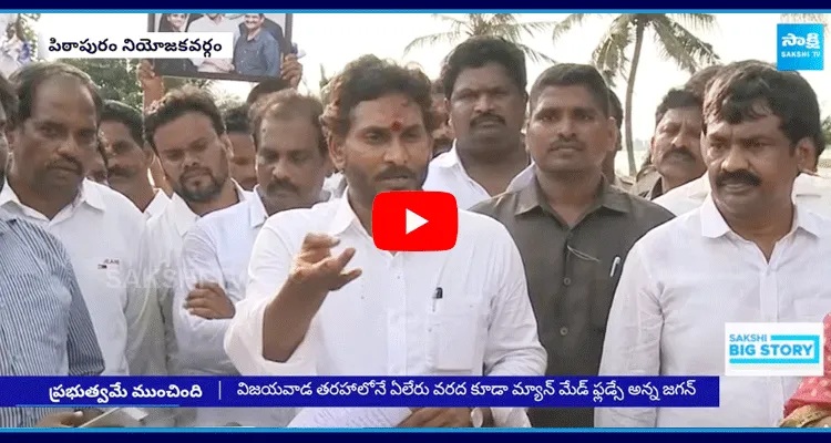 YS Jagan Mohan Reddy Fires On AP Govt Over Yeleru Floods