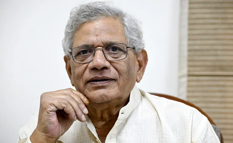 CPM workers take Sitaram Yechury body to AIIMS Delhi for donation