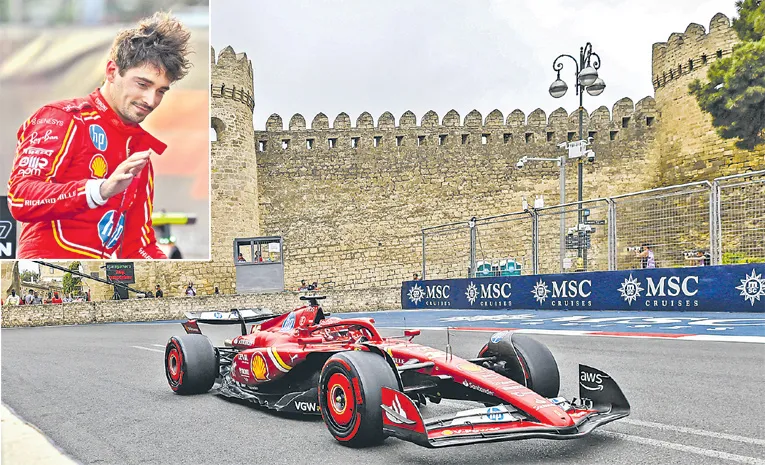 Charles Leclerc Takes Pole In Baku Again