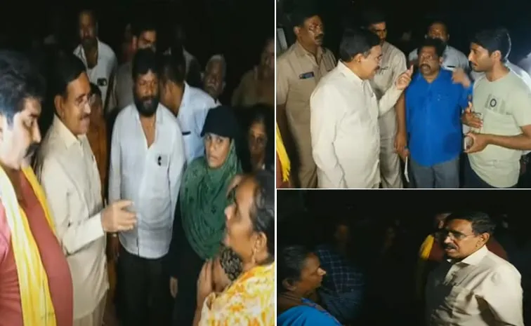 Flood Victims Who Deposed Minister Narayana In Vijayawada