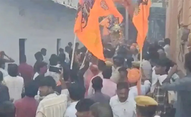 Stone Pelting at Religious Procession