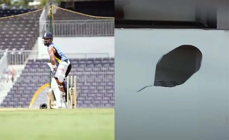 Virat Kohli Has Broken A Wall With A Six During The Practice Session At Cheapuk