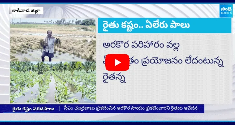 Farmers Fire On Chandrababu Crop Damage Compensation 