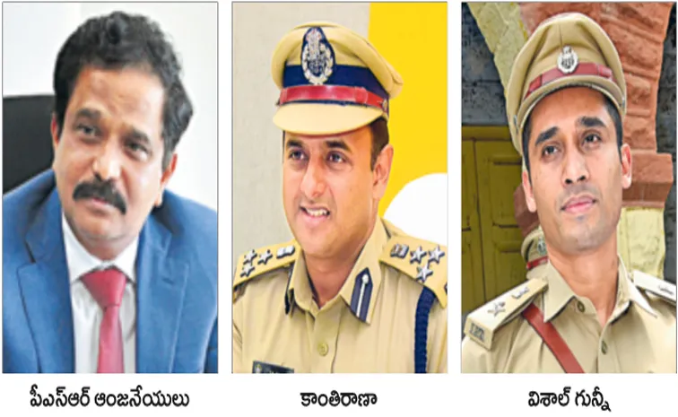 Suspension of three IPS In Andhra Pradesh