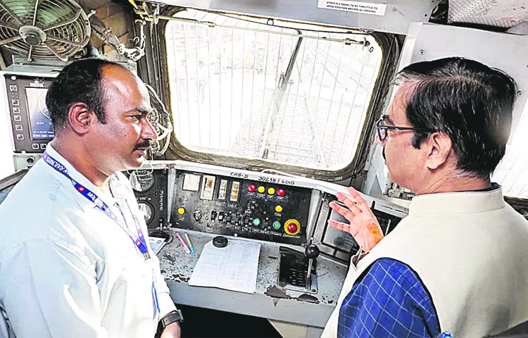 Kavach protection system on Tungabhadra Express