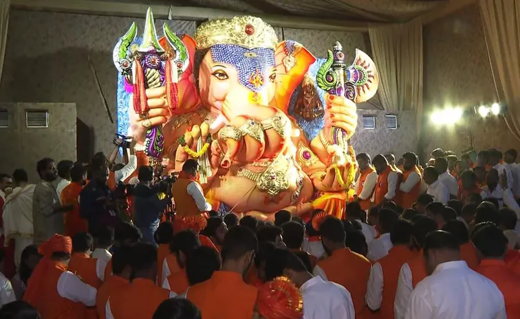 Balapur Ganesh Immersion Program In Tank Bund Live Updates