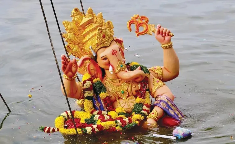 strong arrangements For Ganesh immersion: Telangana