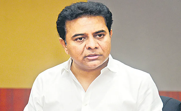 BRS Leader KTR Fires On Congress