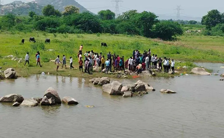 A Young Man Died After fell Into A Pond In Yadadri District