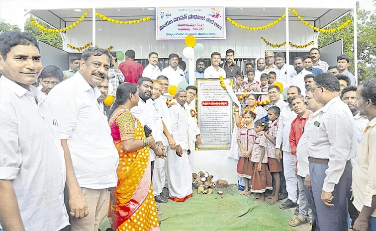 Minister Seethakka inaugurates first container school in Mulugu district of Telangana