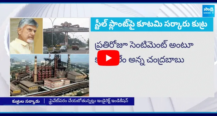 Chandrababu Hands Up On Vizag Steel Plant Privatization Issue