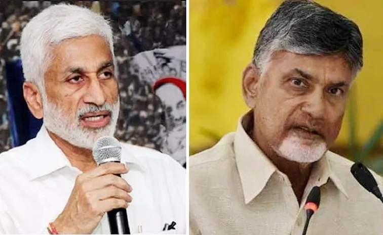 YSRCP MP VIjaya Sai Reddy Questions Over CBN Govt On 100 Days Rule