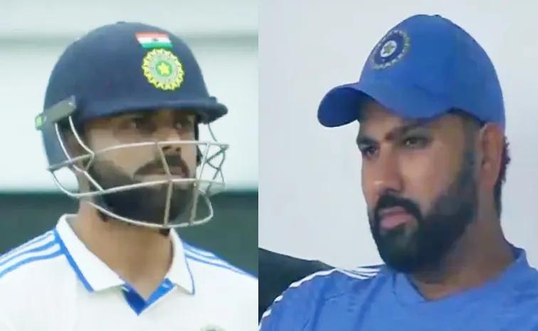 Ind vs Ban: Kohli Disappoints On Home Test Return, Rohit Reaction Goes Viral