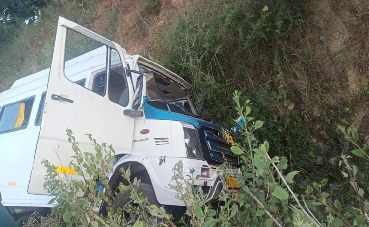 Accident In Mogili Ghat Road Chittoor District