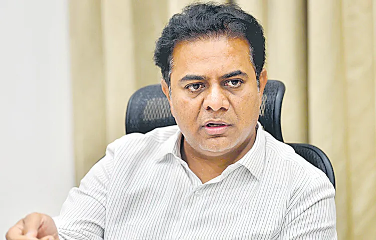 BRS Working President KTR comments on Govt